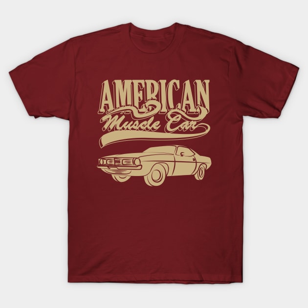 American muscle car T-Shirt by lakokakr